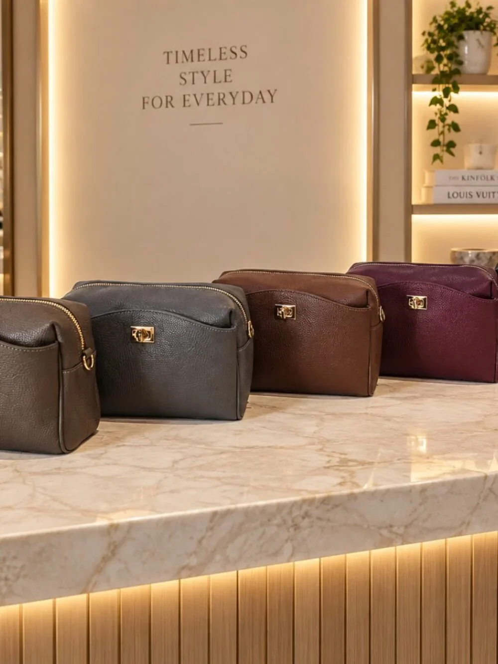 Cognac Genuine Leather Crossbody Bag, Italian Leather Shoulder Bag